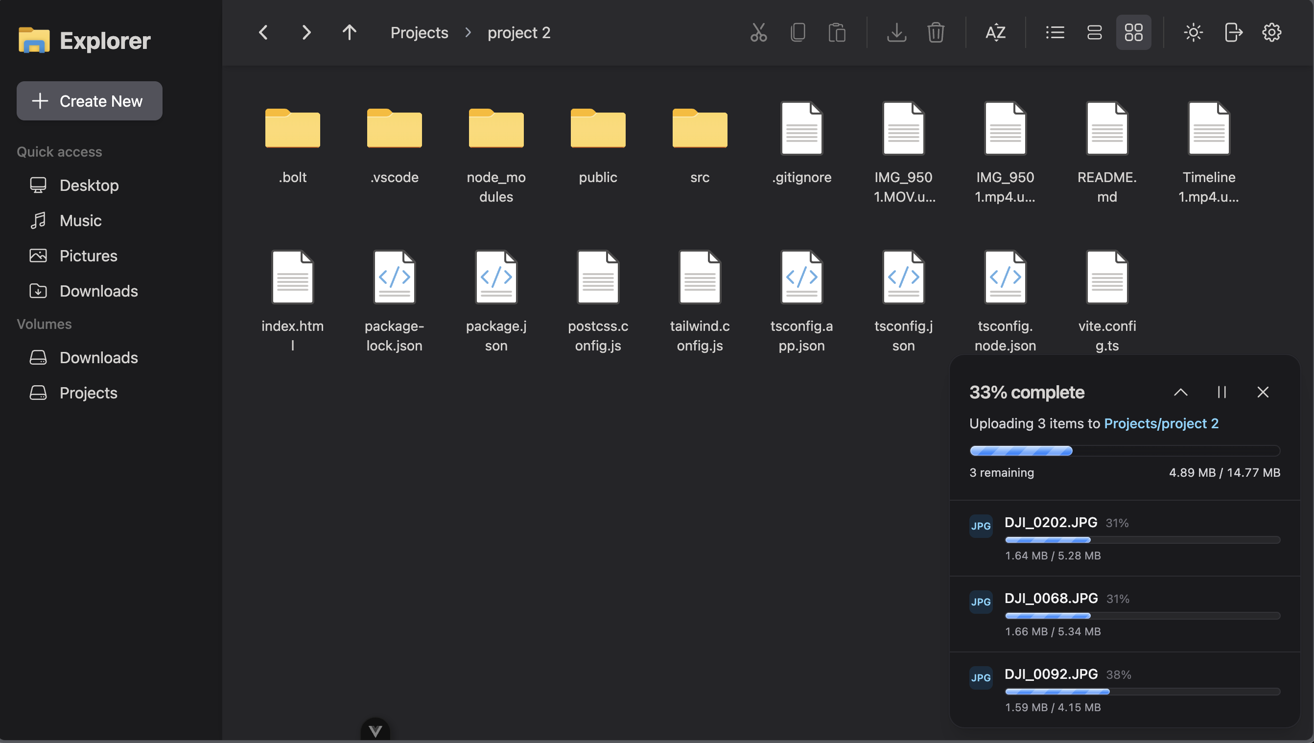 Upload manager